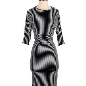 ASOS Blue &White stripe jersey Dress Size 0